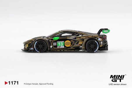 Mini GT 1:64 Chevrolet Corvette Z06 GT3.R #13 AWA 2025 IMSA Daytona 24 Saat MGT01171