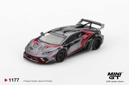 Mini GT 1/64 LB★WORKS Lamborghini Huracán GT RONIN MGT01177 Diecast Model Araba