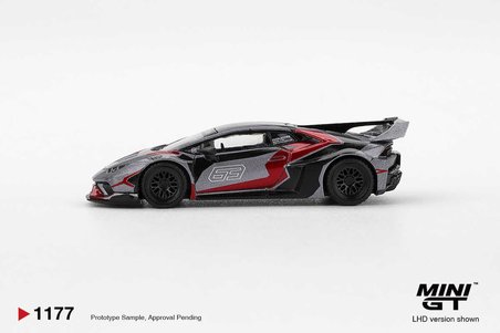 Mini GT 1/64 LB★WORKS Lamborghini Huracán GT RONIN MGT01177 Diecast Model Araba
