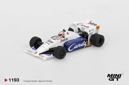 Mini GT 1:64 Toleman TG184 #20 Johnny Cecotto 1984 Monaco Grand Prix Formula 1 MGT01193