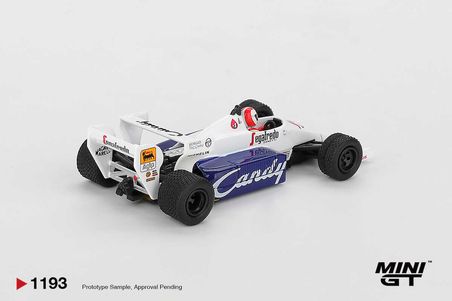 Mini GT 1:64 Toleman TG184 #20 Johnny Cecotto 1984 Monaco Grand Prix Formula 1 MGT01193