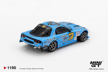 Mini GT 1:64 Mazda RX-7 FD3S RE-Amemiya 2025 D1GP Drift Yarış Aracı RHD MGT01195
