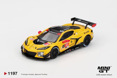 Mini GT 1:64 Chevrolet Corvette Z06 GT3.R #4 2025 Daytona 24H MGT01197 Model Araba