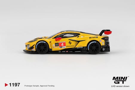Mini GT 1:64 Chevrolet Corvette Z06 GT3.R #4 2025 Daytona 24H MGT01197 Model Araba