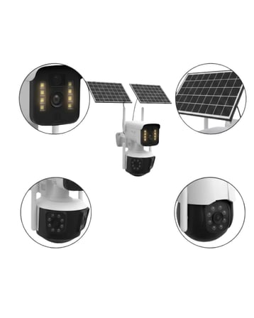 Güneş Enerjili Yayla Kamerası 4g Sım Kartlı 9mp Solar Güvenlik Kamerası 2 Yıl Garantili