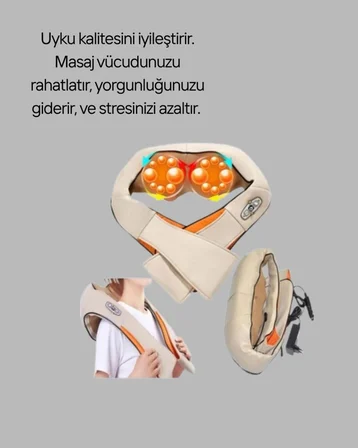 4d Yoğurma Teknolojili Masaj Cihazı-boyun Omuz İçin Uygun