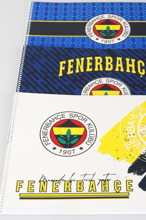 x Dekomus Lisanslı Fenerbahçe Büyük Boy Resim Defteri 24x34 cm 15 Yaprak Tek Adet 