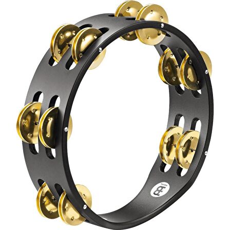 Meinl CTA2B-BK Brassjingle Wood 8" Compact Tamburin