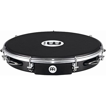 Meinl PA10ABS-BK-NH Pandeiro Napa Head 10'' Tamburin (Siyah)