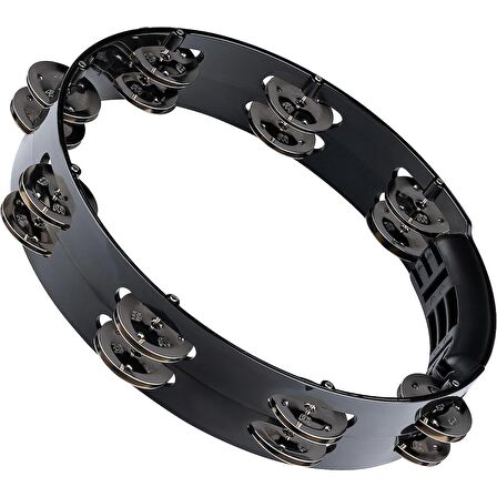 Meinl HTT10BK Stainless Steel Jingle 1-Row 8" Tour Tamburin (Siyah)