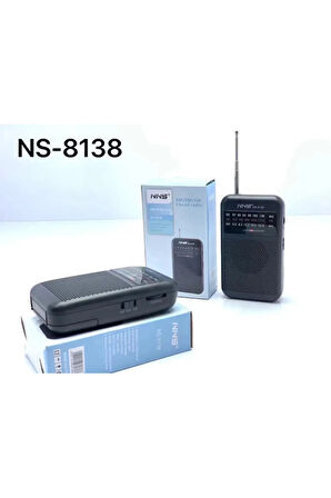 NNS NS-8138 Fm Am SW 3 Bandlı El Tipi Taşınabilir Cep Radyosu