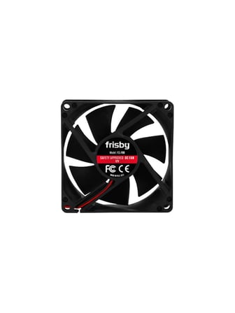 Frisby Fcl-F8B 8Cm Siyah Kasa Fanı (80 X 80 X 25 (Mm))