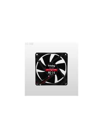 Frisby Fcl-F8B 8Cm Siyah Kasa Fanı (80 X 80 X 25 (Mm))