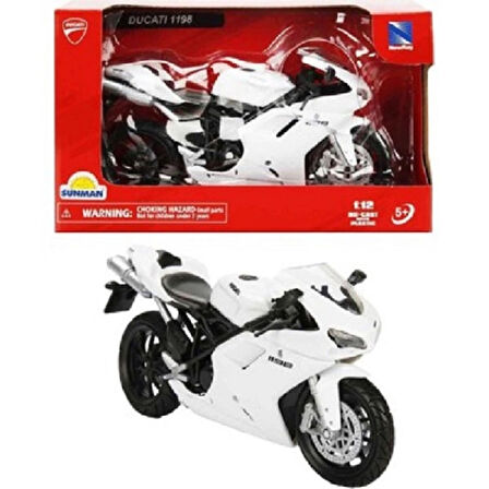 Sun-Nry-1/12 Motor Ducati 1198 Beyaz