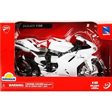Sun-Nry-1/12 Motor Ducati 1198 Beyaz