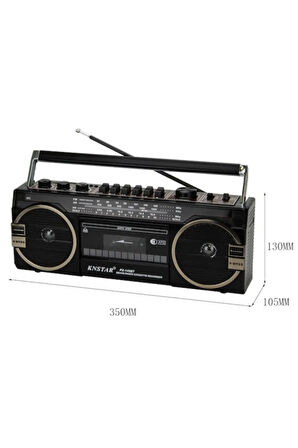 PX-149BT Bluetooth USB SD FM Kaset Çalar Radyo Knstar