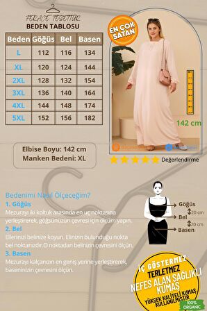 Kadın Buyuk Beden Viskon Uzun Anne Elbise