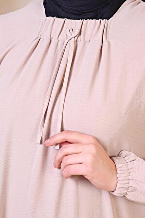 Kadın Buyuk Beden Viskon Uzun Anne Elbise