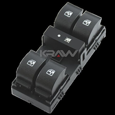 CAM KALDIRMA ANAHTARI FIAT LINEA SOL DÖRTLÜ - ÇERÇEVESİZ