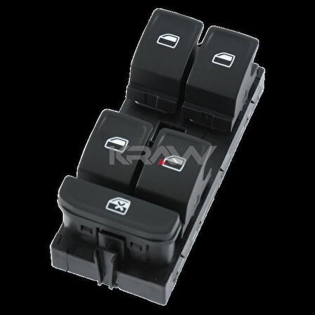 CAM KALDIRMA ANAHTARI VW POLO - IBIZA - LEON - ATECA - ARONA SOL DÖRTLÜ - KIRMIZI IŞIK