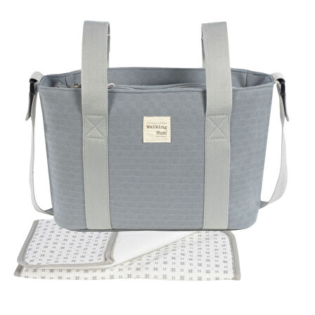 Walking Mum Eco Mum Crossbody Bakım Çantası Cloud