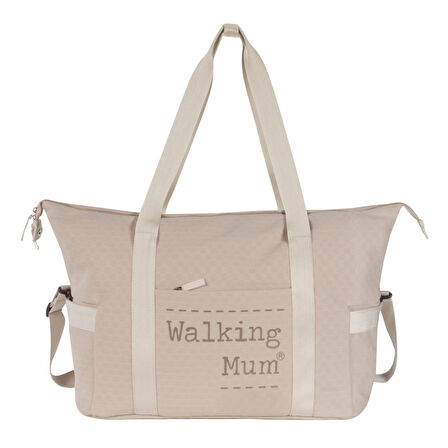 Walking Mum Eco Mum XL Bebek Bakım Seyahat Çantası Apricot