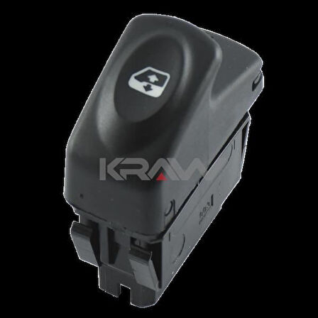 CAM KALDIRMA ANAHTARI RENAULT CLIO - KANGOO - MEGANE I 5 PİN SİYAH  8200 467 793