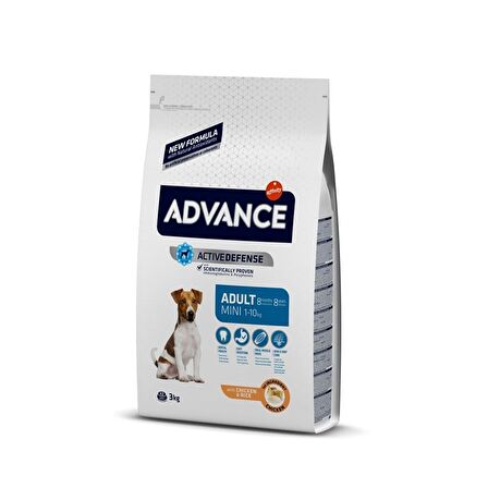 Advance Pirinçli-Tavuklu Küçük Irk Yetişkin Kuru Köpek Maması 3 kg