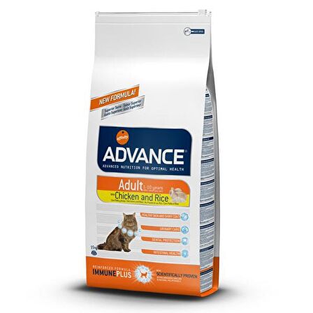 Advance Tavuklu Ve Pirinçli Yetişkin Kedi Maması 15 Kg