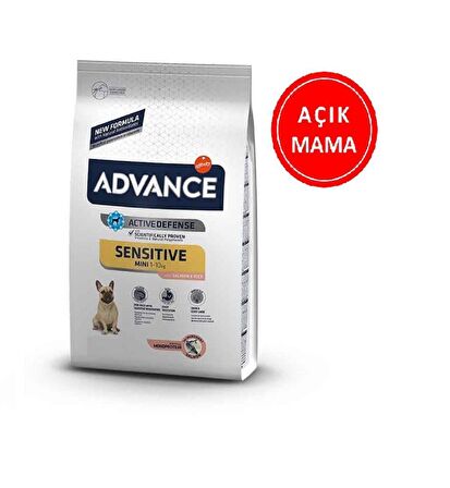 Advance Somonlu Küçük Irk Yetişkin Köpek Maması 1 Kg AÇIK