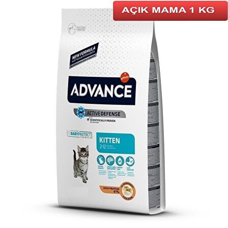 Advance Kitten Yavru Tavuk Etli Kedi Maması 1 Kg AÇIK