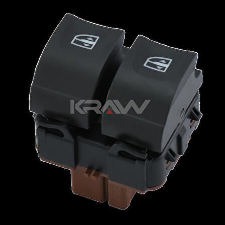 CAM KALDIRMA ANAHTARI RENAULT CLIO IV - CAPTUR SOL - BEYAZ IŞIK