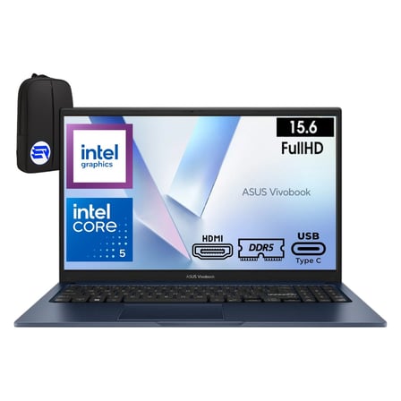 Asus Vivobook 15 X1504VA-BQ5382WEP19 Core 5 120U 40GB Ram 2tb SSD Windows 11 Home 15.6'' + Elektropasaj Çanta