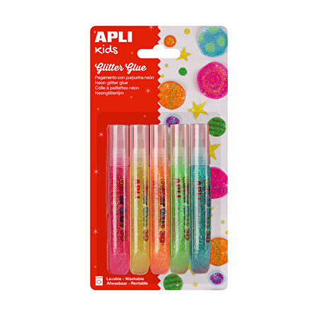 YAPISTIRICI-APLI 3D NEON 5 RENK