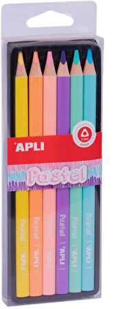 Kalem Pastel 6 Renk Boya Kalemi