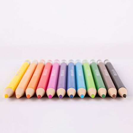 KALEM-APLI MEKANIK KURSUN BOYA KALEM 12 RENK