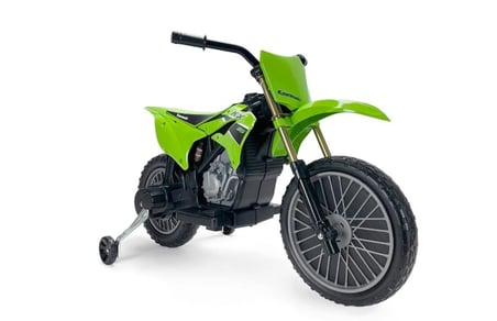 Kawasaki KX85 Lisanslı 12V Çocuk Motosikleti / Cross - Yeşil (103 x 52 x 65.5 cm)