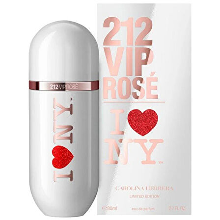 Carolina Herrera 212 Vip Rose I Love NY Limited Edition EDP 80 ml Kadın Parfümü