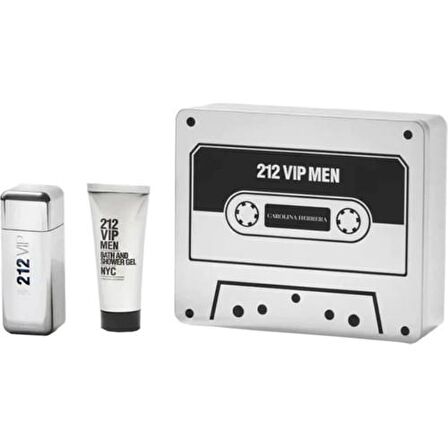 Carolina Herrera 212 Vip Erkek Parfüm 100ML EDT + Duş Jeli 100ML Set