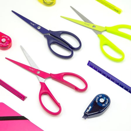 MILAN BWM10425P ACID OFİS TİPİ MAKAS - PEMBE - 17CM