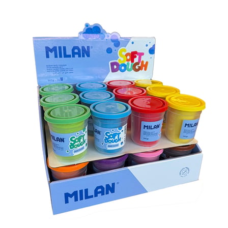 MILAN OYUN HAMURU STANDI 112GR X 10 RENK - 24’LÜ