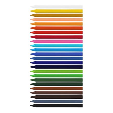 MILAN 80025 PLASTIPASTEL MUM PASTEL BOYA - 24 LÜ