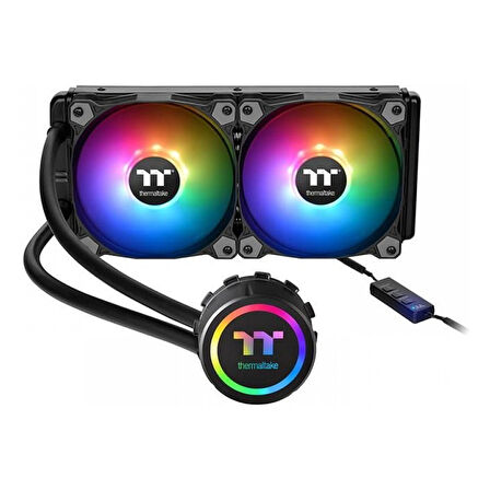 Thermaltake Water 3.0 240 ARGB 240mm AM5/1700P Siyah İşlemci Sıvı Soğutucu