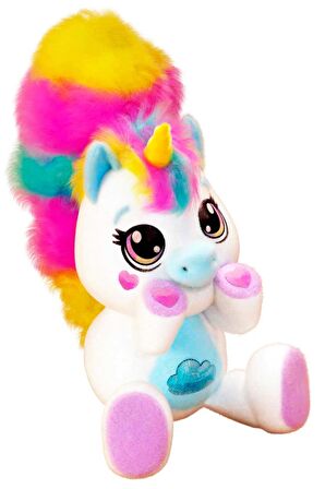 Unutulmaz Bir Oyun Deneyimi için Lily Sesli ve Işıklı Unicorn Peluş