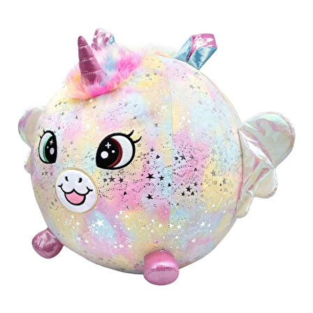 SUN-EOL-PELUS BIGGIES SHINYCORNS RAINBOW UNICORN  SIZE-XXL BIG001-UR