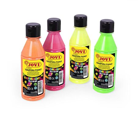 JOVI 519 GUAJ BOYA KARANLIKTA PARLAYAN FOSFORLU 250ML YEŞİL