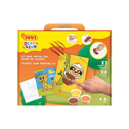 JOVI 2101 PLAY&FUN ANIMAL KUM BOYA KİTİ
