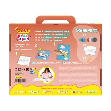 JOVI 2104 PLAY&FUN TRANSPORTS KUM BOYA KİTİ