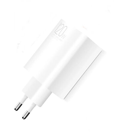 120W Redmi Note 11 Pro+ 5G Uyumlu  Super Turbo Şarj Adaptörü GaN Teknolojisi