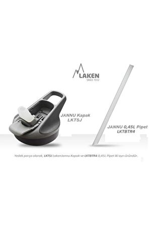 Laken Tritan Jannu Şişe 0,45L - Mavi Tek Renk-STD
